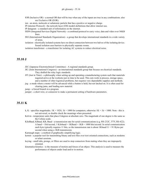 Automating Manufacturing Systems - Process Control and ...