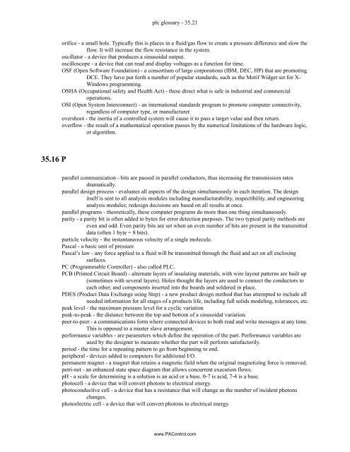 Automating Manufacturing Systems - Process Control and ...