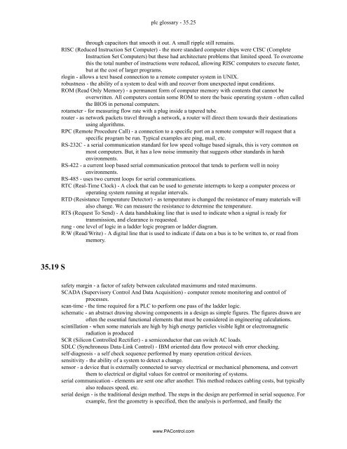 Automating Manufacturing Systems - Process Control and ...