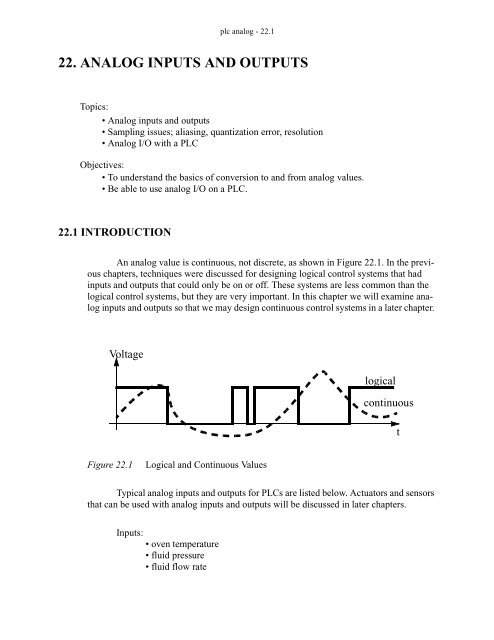 Automating Manufacturing Systems - Process Control and ...