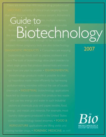 Introduction Guide to Biotechnology - Biomolecular Engineering Lab