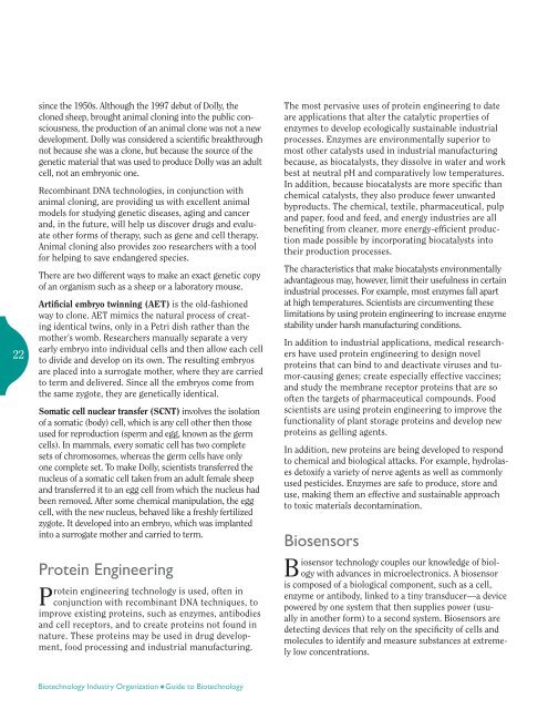 Introduction Guide to Biotechnology - Biomolecular Engineering Lab