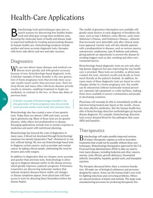 Introduction Guide to Biotechnology - Biomolecular Engineering Lab