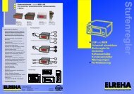 USP und MSR Universell einsetzbare Stufenregler für ... - Elreha