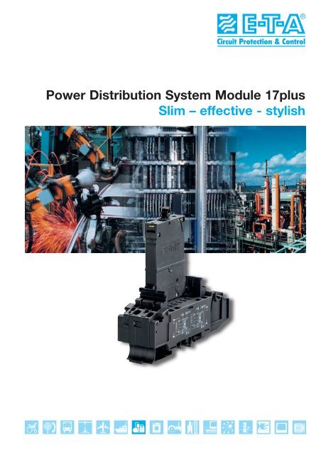 Technical Information Power Distribution System Module 17plus - ETA
