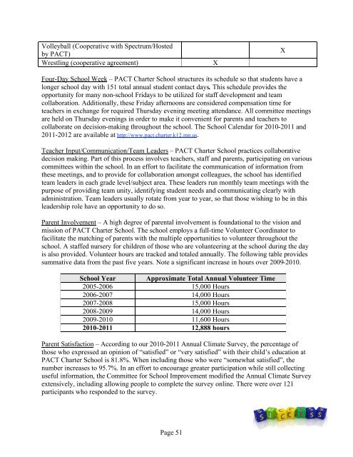 Annual Report 2010-11 - PACT Charter School