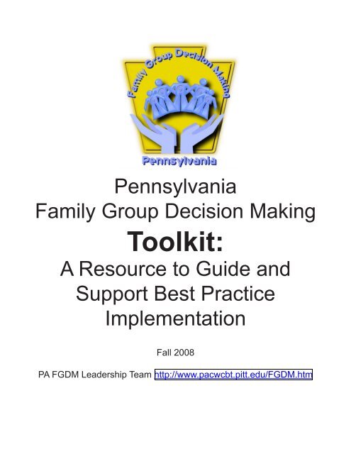 Pennsylvania Family Group Decision Making Toolkit: A Resource to ...