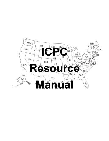 Resource #1: ICPC Resource Manual - Pennsylvania Child Welfare ...