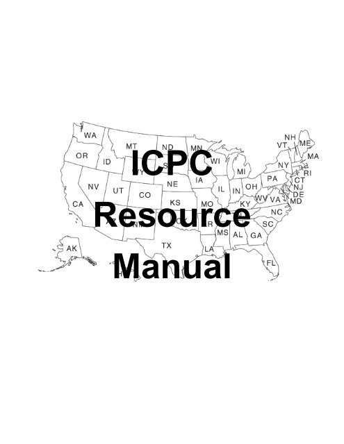 Resource #1: ICPC Resource Manual - Pennsylvania Child Welfare ...