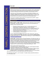 March 2007 Family Center Newsletter - Pennsylvania Child Welfare ...