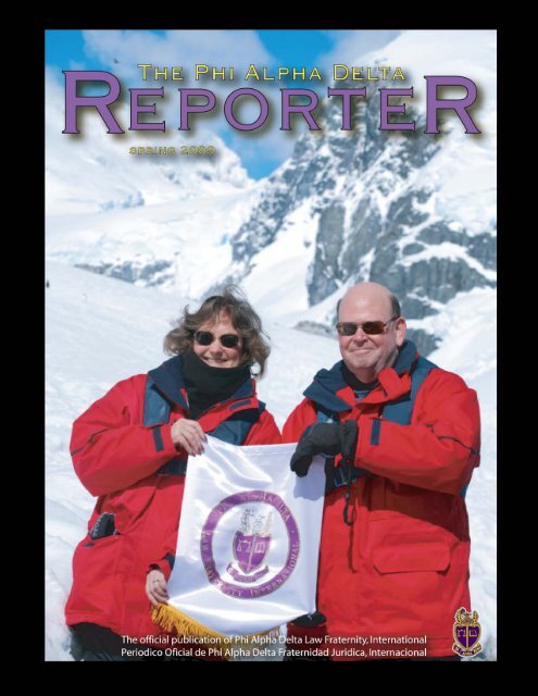 âTHE REPORTERâ â PAGE 1 - Phi Alpha Delta