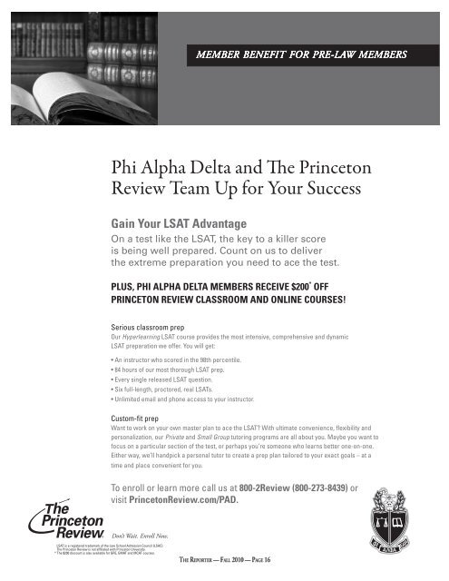 Fall 2010 - Phi Alpha Delta