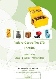 GN 1/1 - Padoro GastroPlus LTD