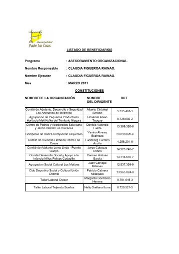 LISTADO DE BENEFICIARIOS MARZO.pdf - Municipalidad de ...