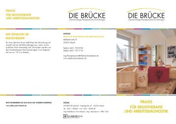 praxis für ergotherapie und arbeitsdiagnostik - DIE BRÜCKE Lübeck