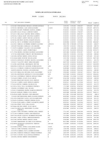 lic. febrero.pdf - Municipalidad de Padre Las Casas