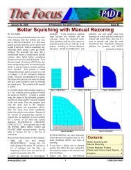 Better Squishing with Manual Rezoning - PADT