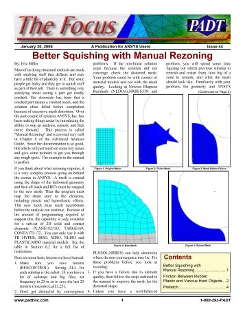Better Squishing with Manual Rezoning - PADT