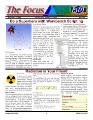 Be a Superhero with Workbench Scripting Radiation is Your ... - PADT