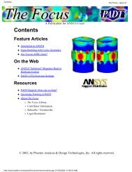 Annotation in ANSYS - PADT