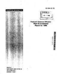 Paducah Gaseous Diffusion Plant Environmental Report for 1989