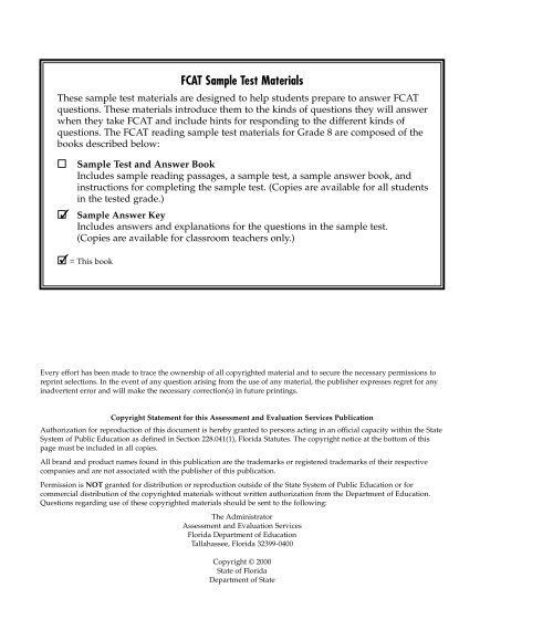 Answer Book