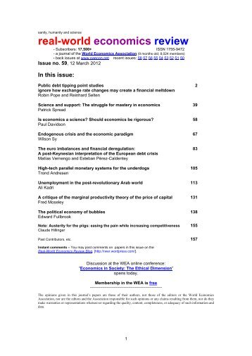 issue-59 - Post-Autistic Economics Network