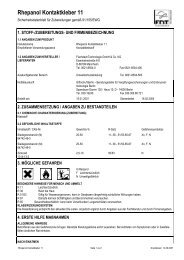 FDT Rhepanol Kontaktkleber 11 - Diller Gmbh