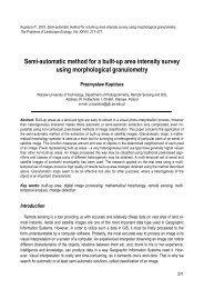 Semi-automatic method for a built-up area intensity survey using ...