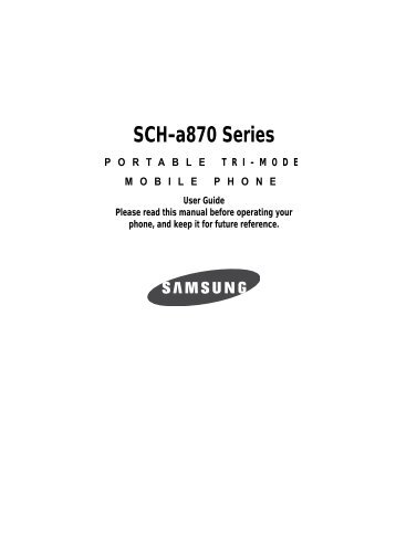 Samsung SCH A870 Siren - Page Plus Cellular