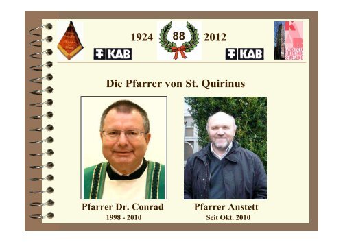 Die Katholische Arbeiter Bewegung St. Quirinus in Neukirchen - Vluyn