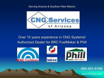 Over 10 years experience in CNG Systems! Authorized Dealer for ...