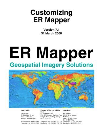 Customizing ER Mapper