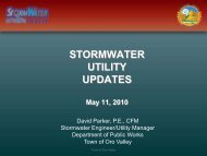 Oro Valley Stormwater Ordinance