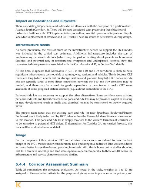 Final Report - Pima Association of Governments