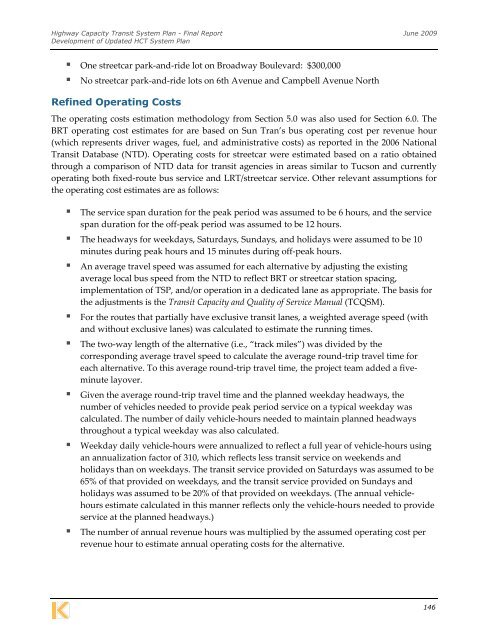 Final Report - Pima Association of Governments