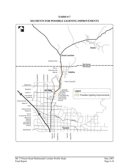 sr 77/oracle road multimodal corridor profile study final report - Pima ...