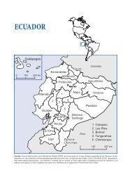 Ecuador - Salud en las Américas 2007 - Volumen II - PAHO/WHO