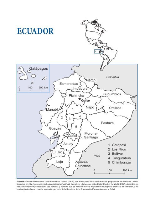 Ecuador - Salud en las Américas 2007 - Volumen II - PAHO/WHO