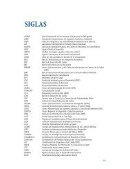 Siglas - Salud en las Américas 2007 - Volumen II - PAHO/WHO