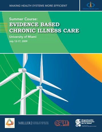 EVIDENCE BASED CHRONIC ILLNESS CARE - PAHO/WHO