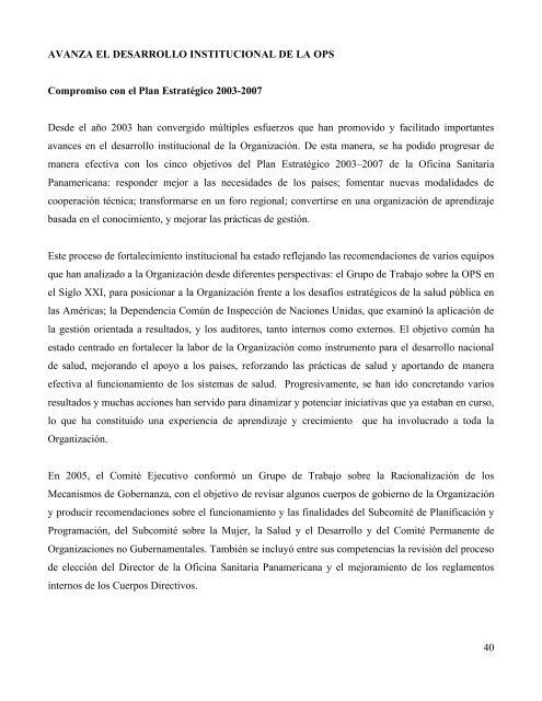 cerrar las brechas de salud en la población menos ... - PAHO/WHO