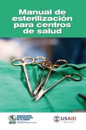 Manual de esterilización para centros de salud. (2008) - PAHO/WHO