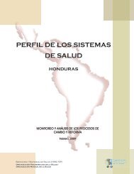 Perfil del Sistema de Salud de Honduras - PAHO/WHO