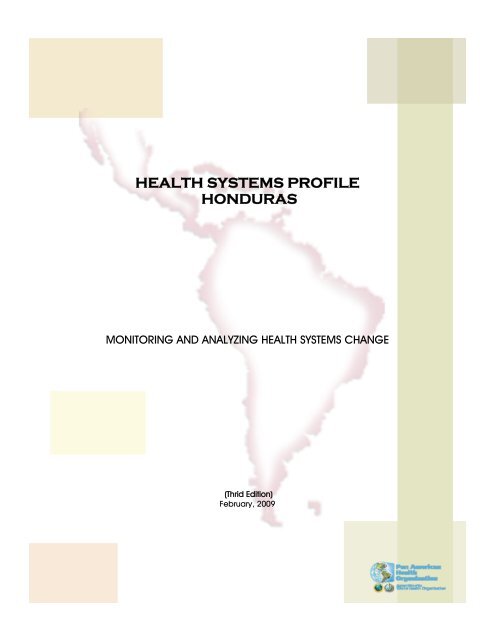 HEALTH SYSTEMS PROFILE HONDURAS - PAHO/WHO