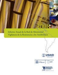 Informe Anual de la Red de Monitoreo, Resistencia a ... - PAHO/WHO