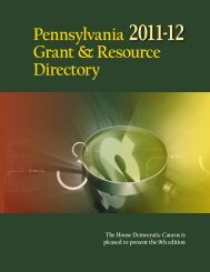 2011-12 Pennsylvania Grant & Resource Directory.