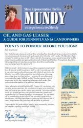 Oil and GaS leaSeS: - Pennsylvania House Democrats