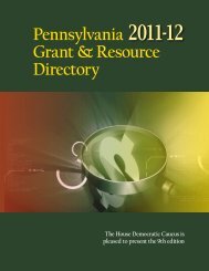 2011-12 Pennsylvania Grant & Resource Directory