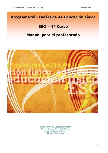 Material para profesores-ESO 4 - Editorial Paidotribo